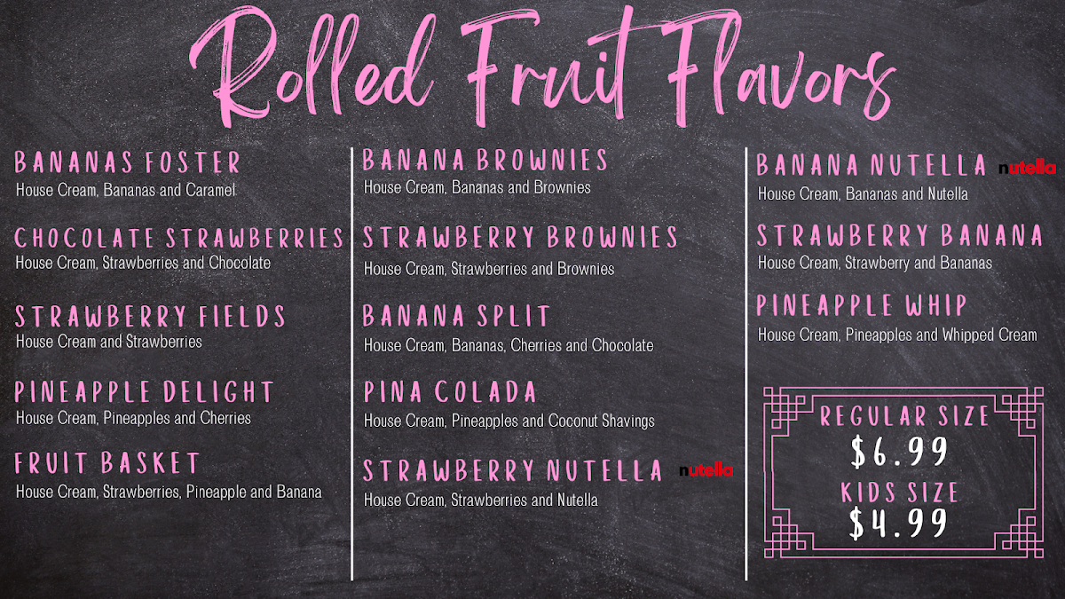 YOLO Rolled Ice Cream & Candy Co. Photo Menu 3