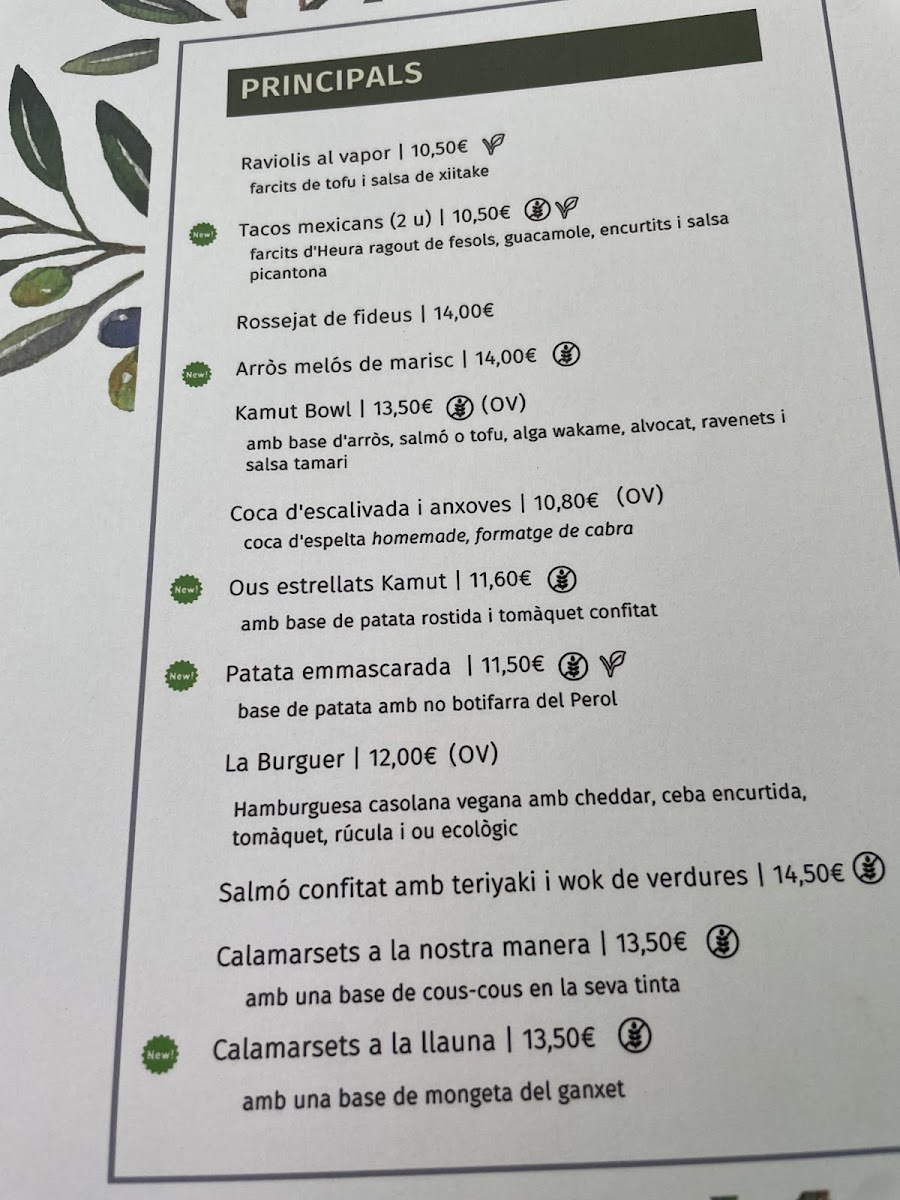 Kamut Photo Menu 3