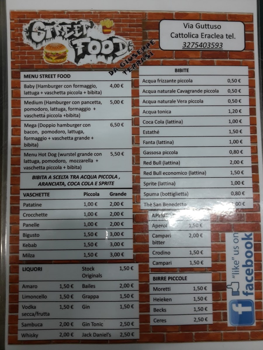 STREET FOOD Cattolica Eraclea Photo Menu 2
