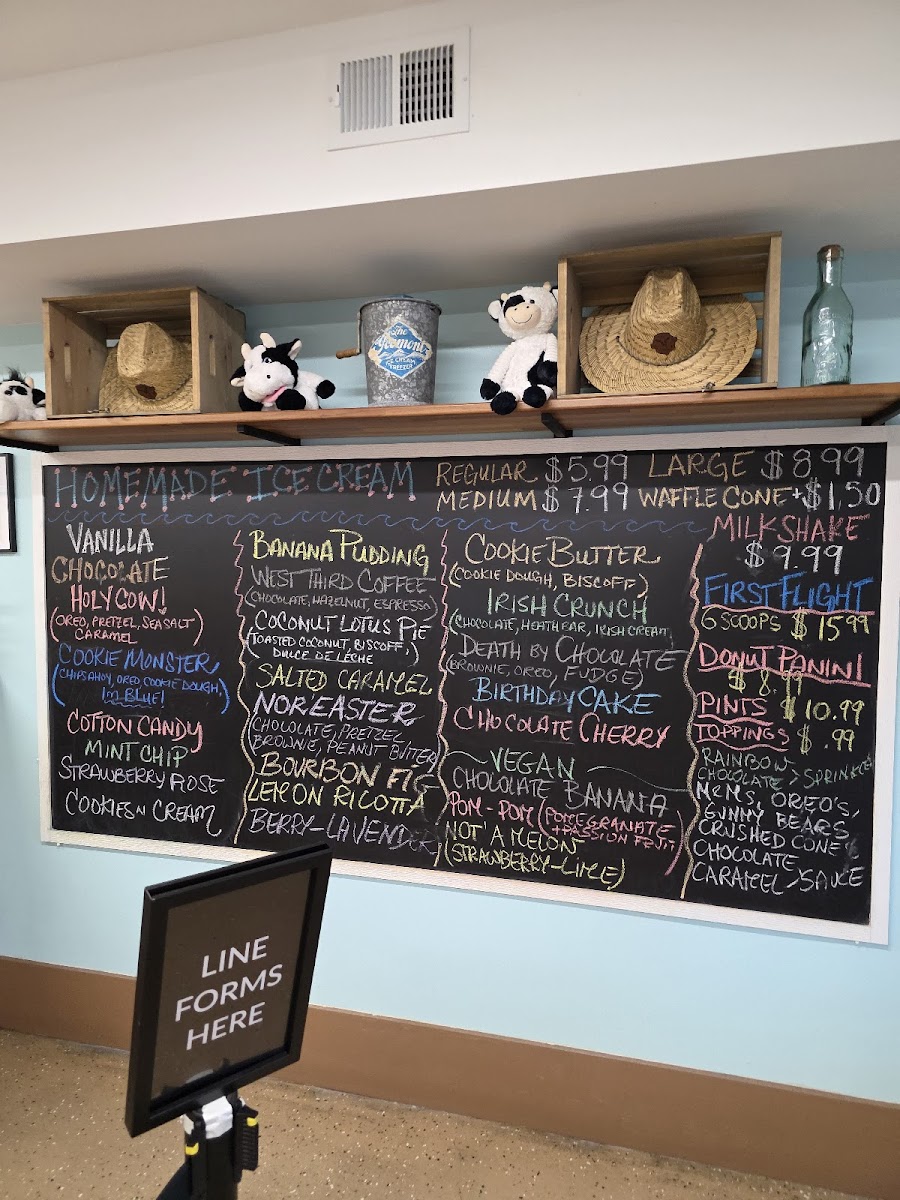 Holy Cow Creamery Photo Menu 2