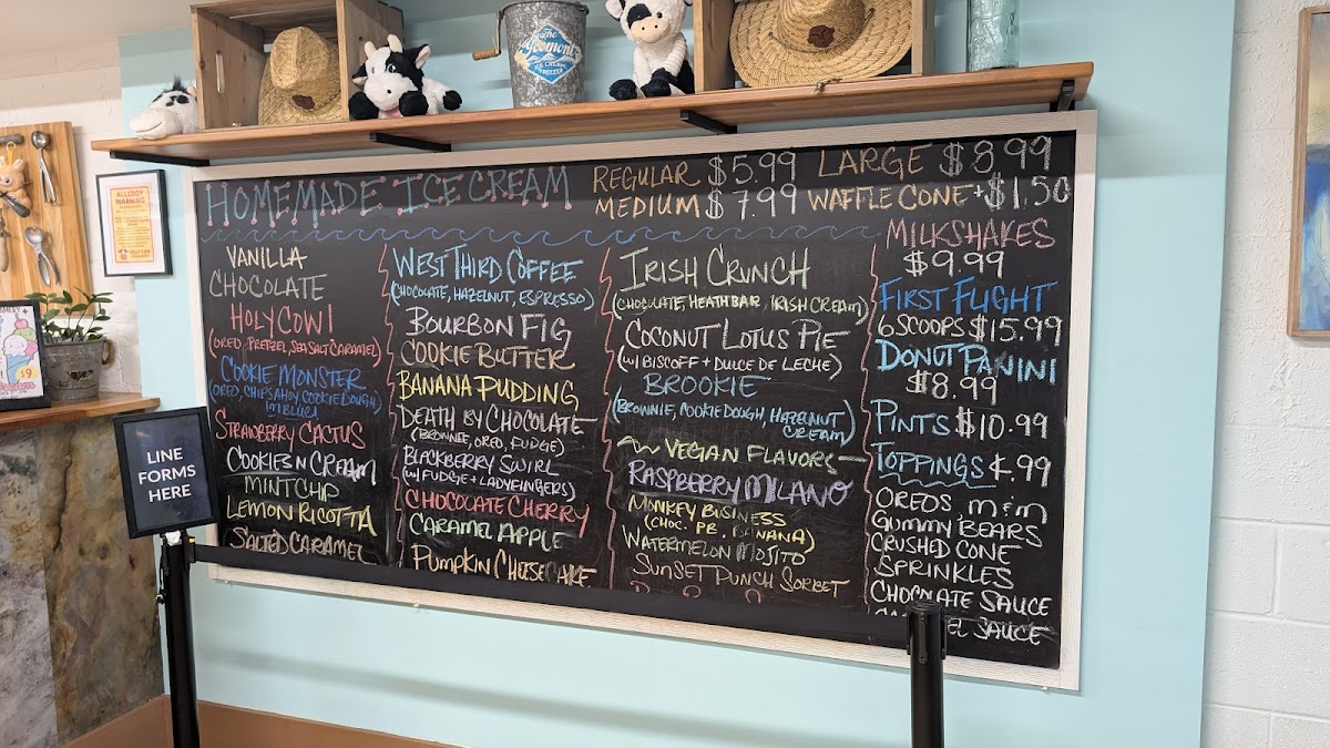 Holy Cow Creamery Photo Menu 3