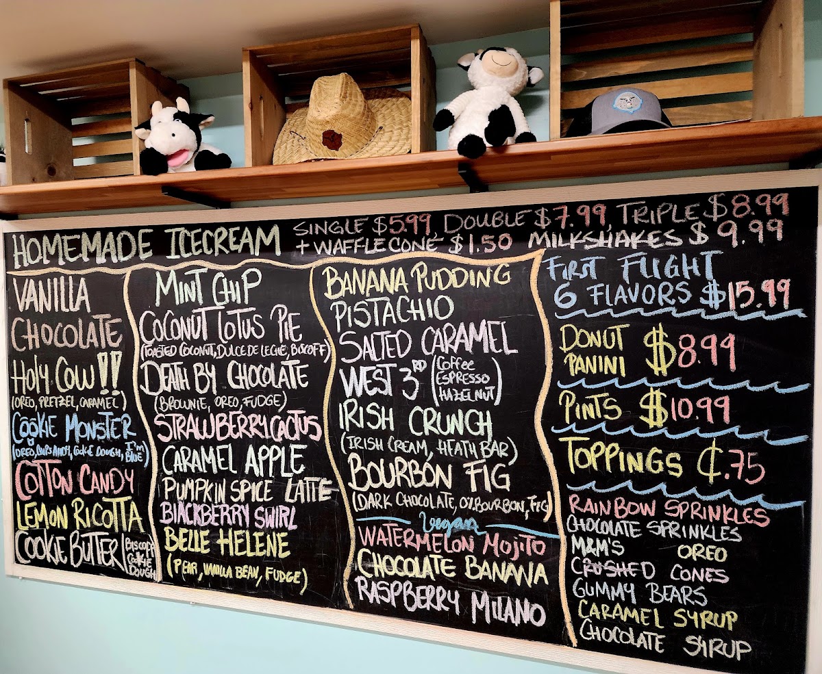 Holy Cow Creamery Photo Menu 4