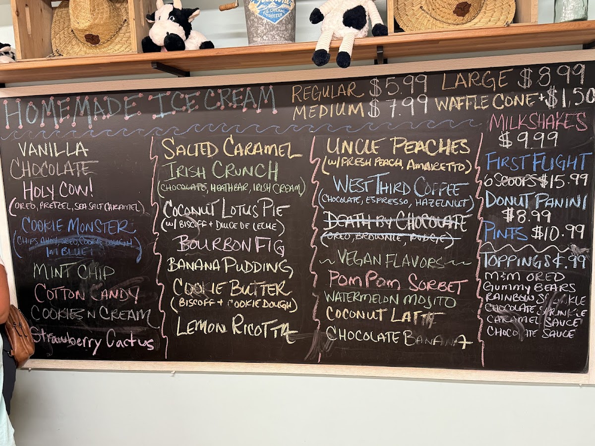 Holy Cow Creamery Photo Menu 5