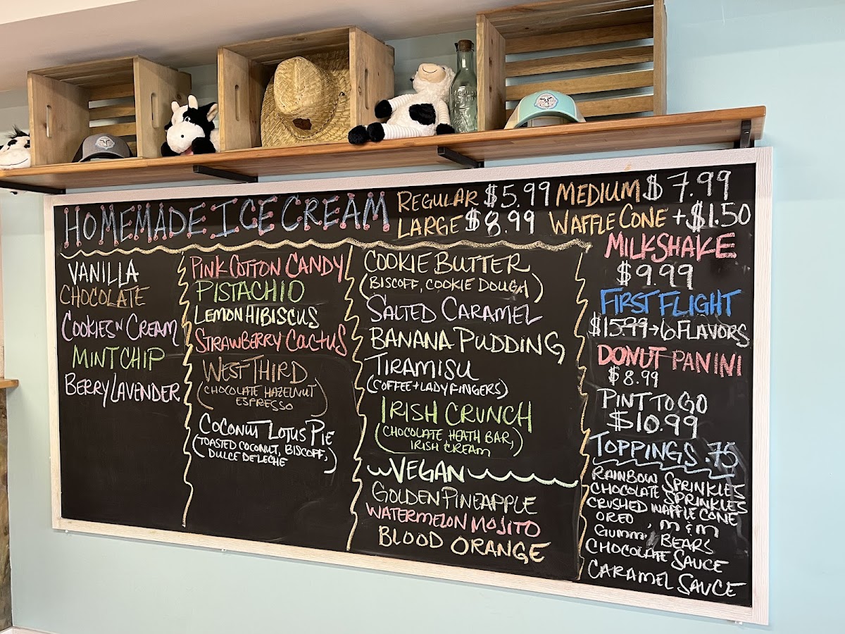 Holy Cow Creamery Photo Menu 8