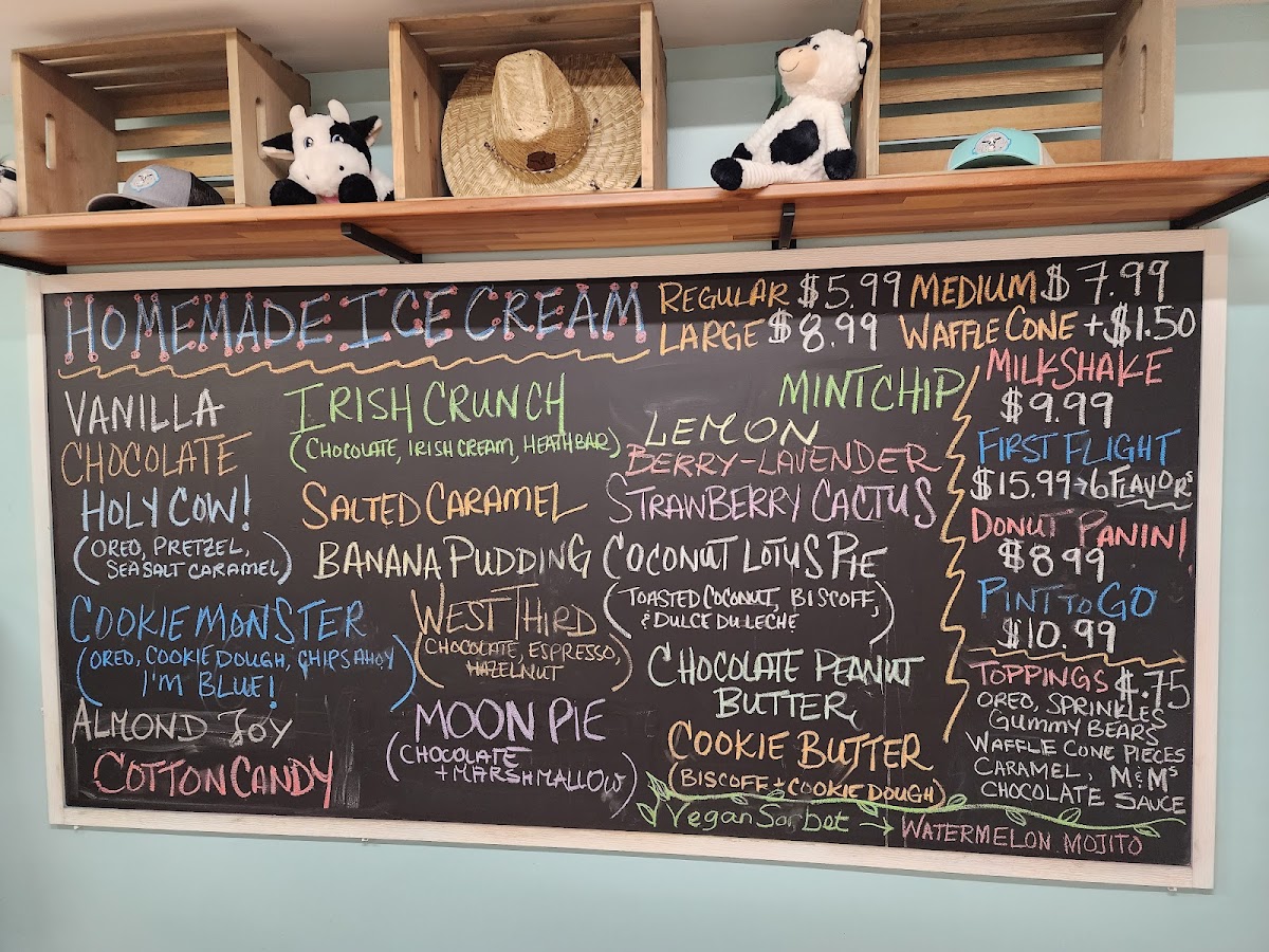 Holy Cow Creamery Photo Menu 9