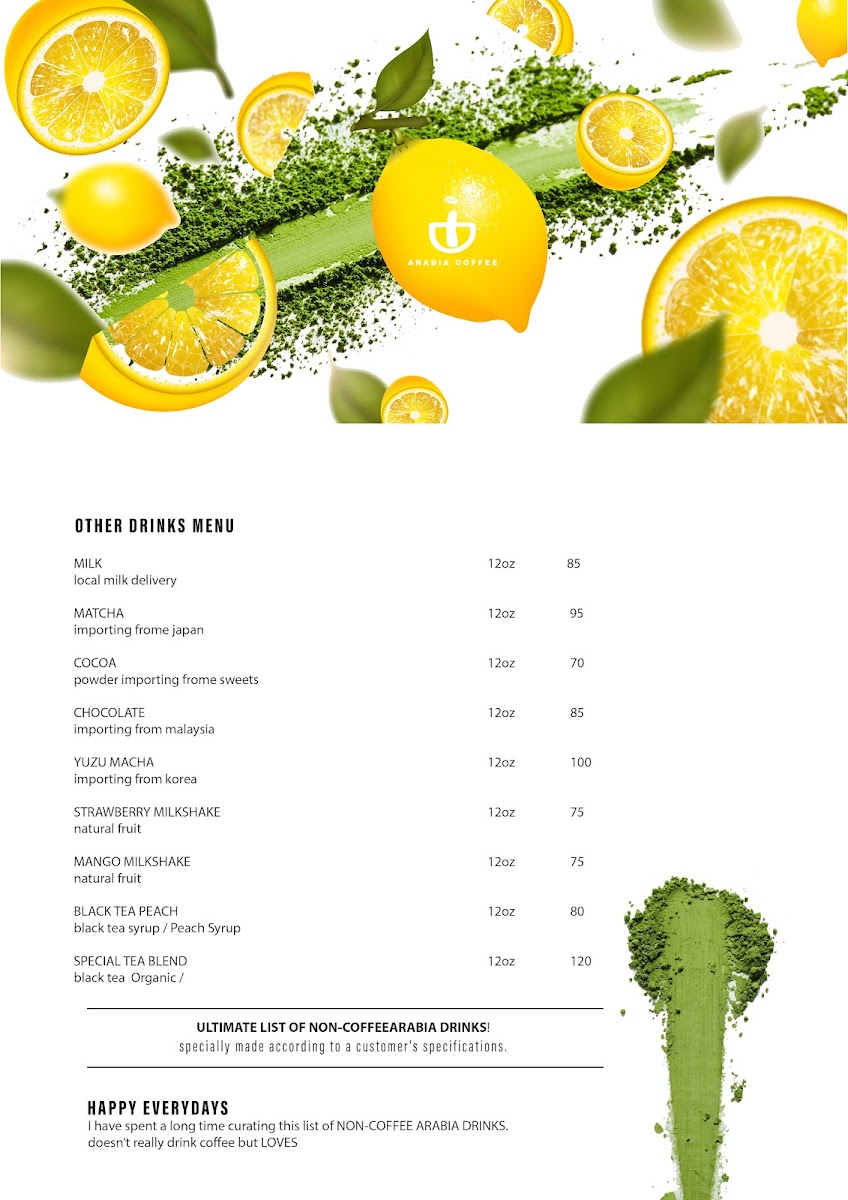 ARABIA COFFEE STORE Photo Menu 1