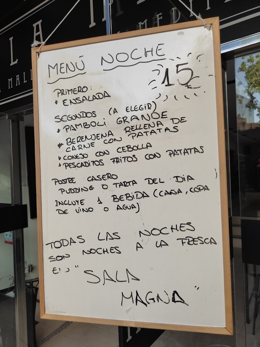 Sala Magna Photo Menu 10