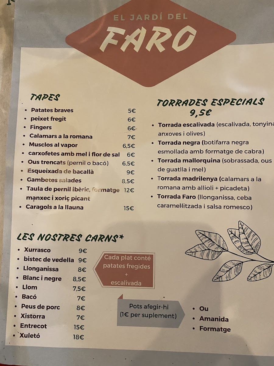 Restaurant El Faro Photo Menu 4