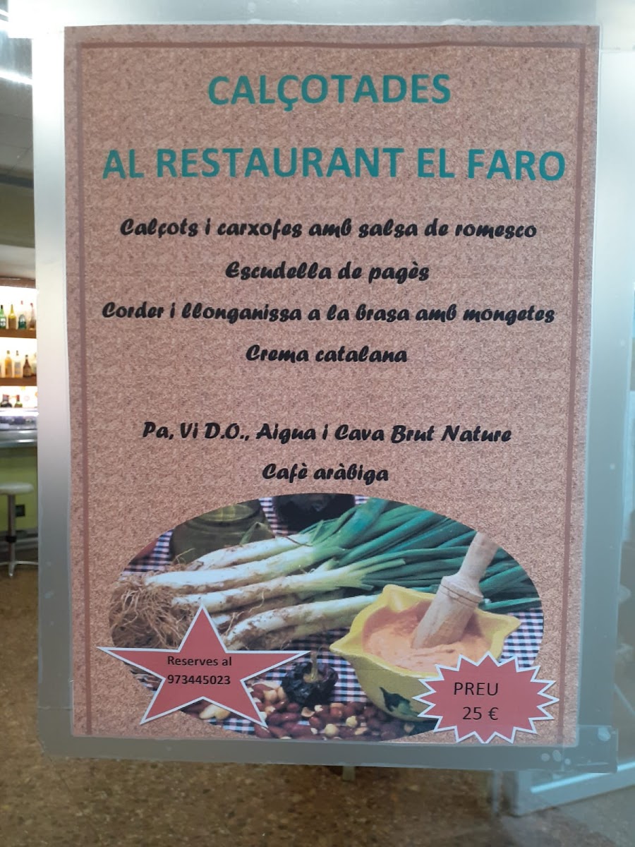 Restaurant El Faro Photo Menu 7