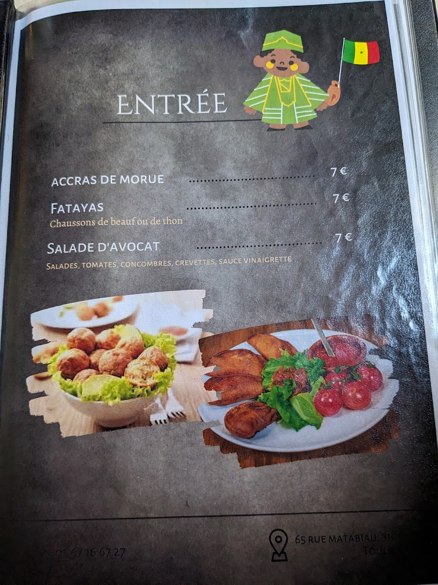 Le Dakar Restaurant Photo Menu 2