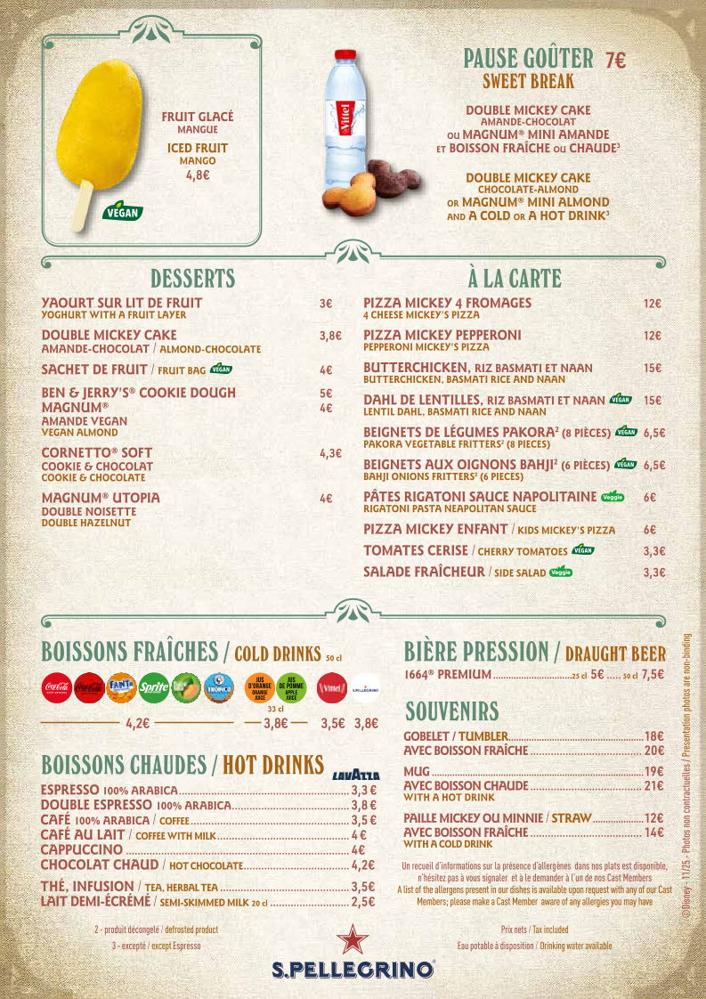 Colonel Hathi's Outpost Restaurant Photo Menu 1