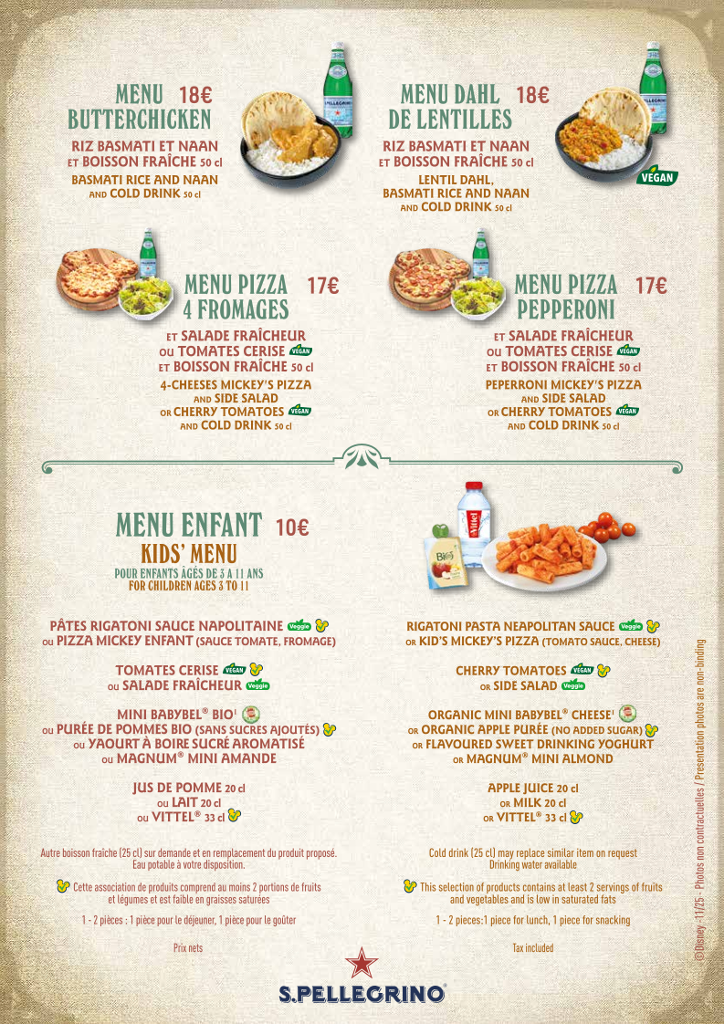 Colonel Hathi's Outpost Restaurant Photo Menu 2