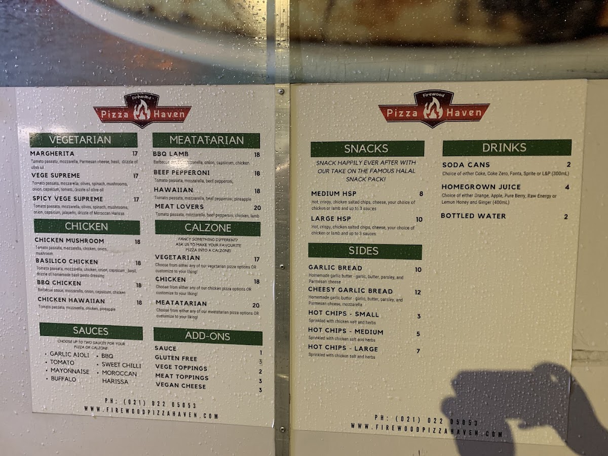 Firewood Pizza Haven Photo Menu 4