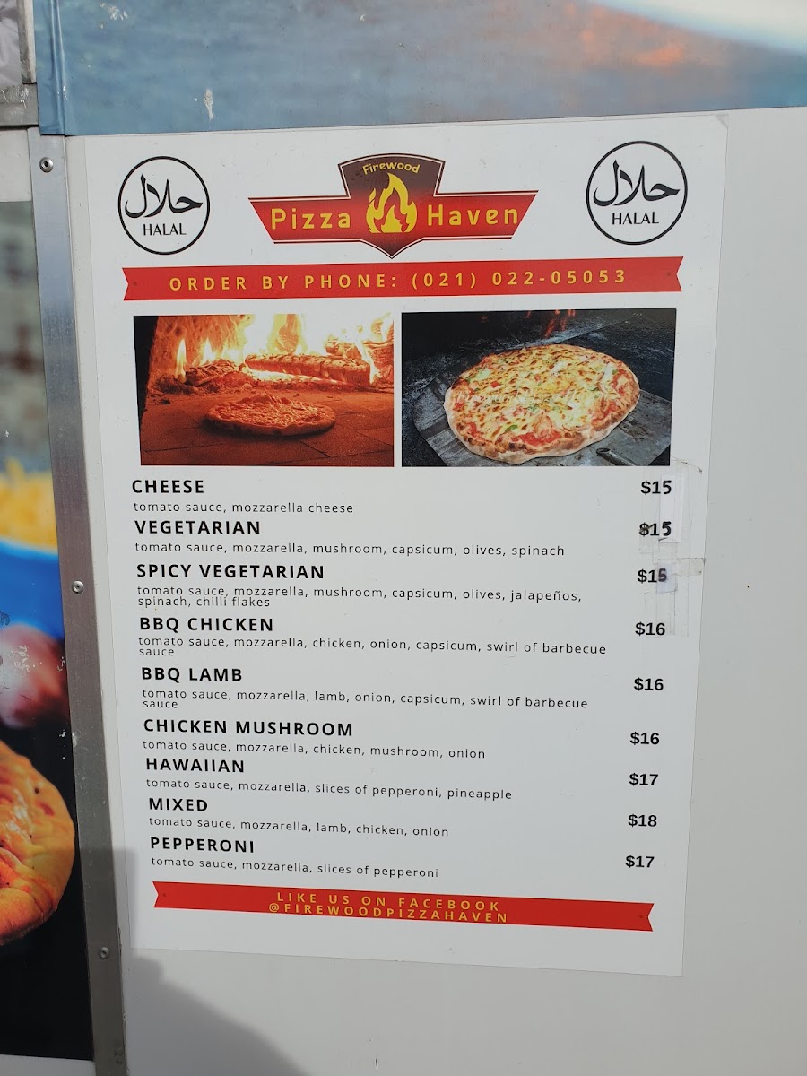 Firewood Pizza Haven Photo Menu 5
