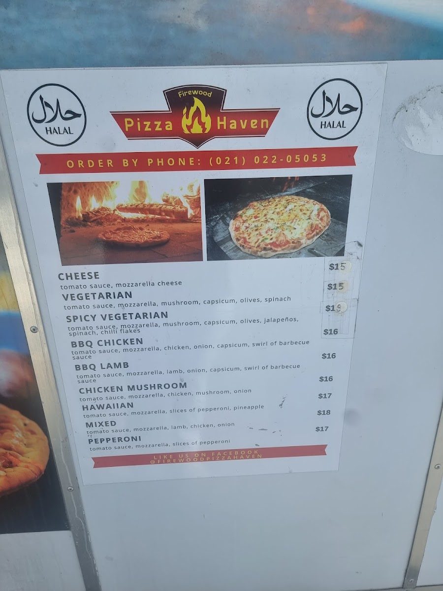 Firewood Pizza Haven Photo Menu 8