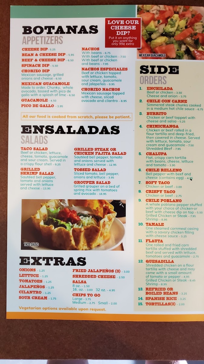 El Vaquero Mexican Restaurant Photo Menu 10