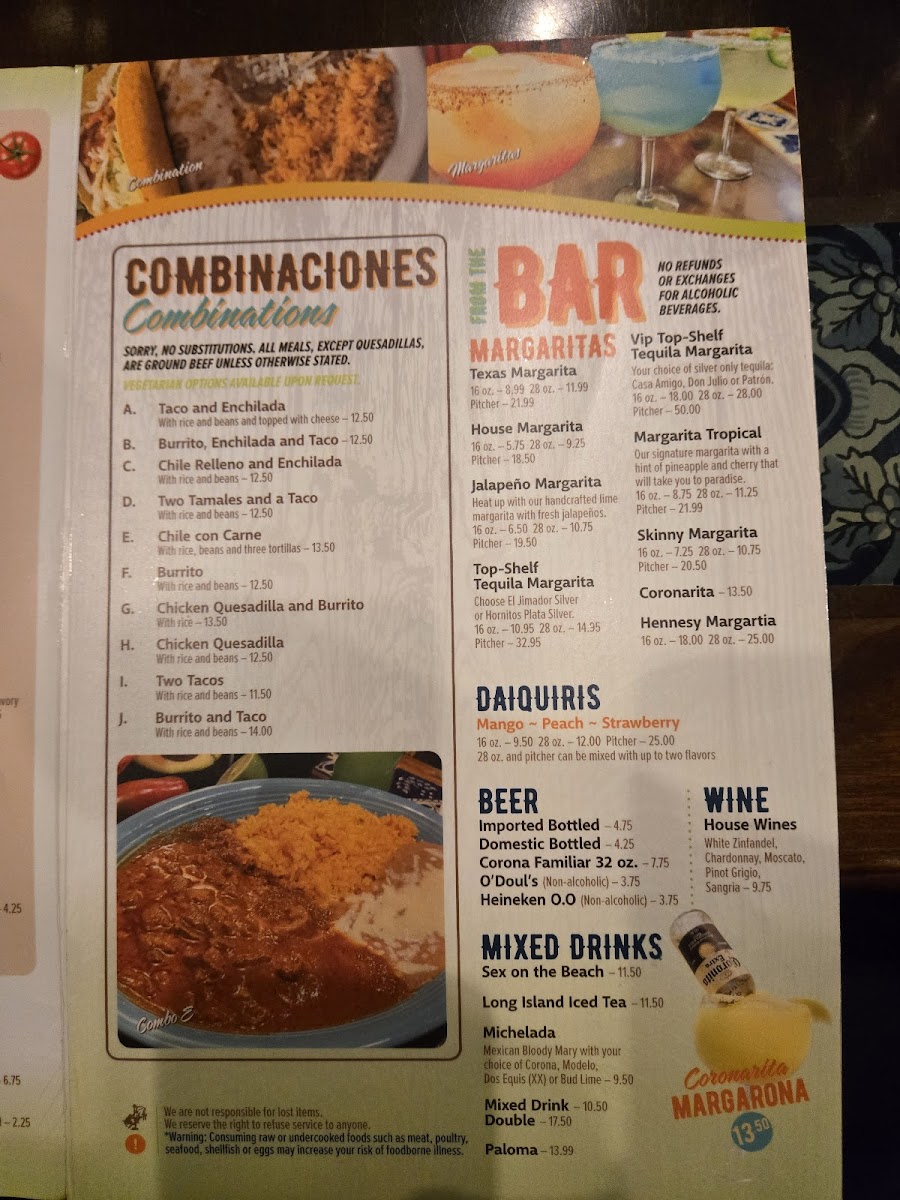 El Vaquero Mexican Restaurant Photo Menu 4