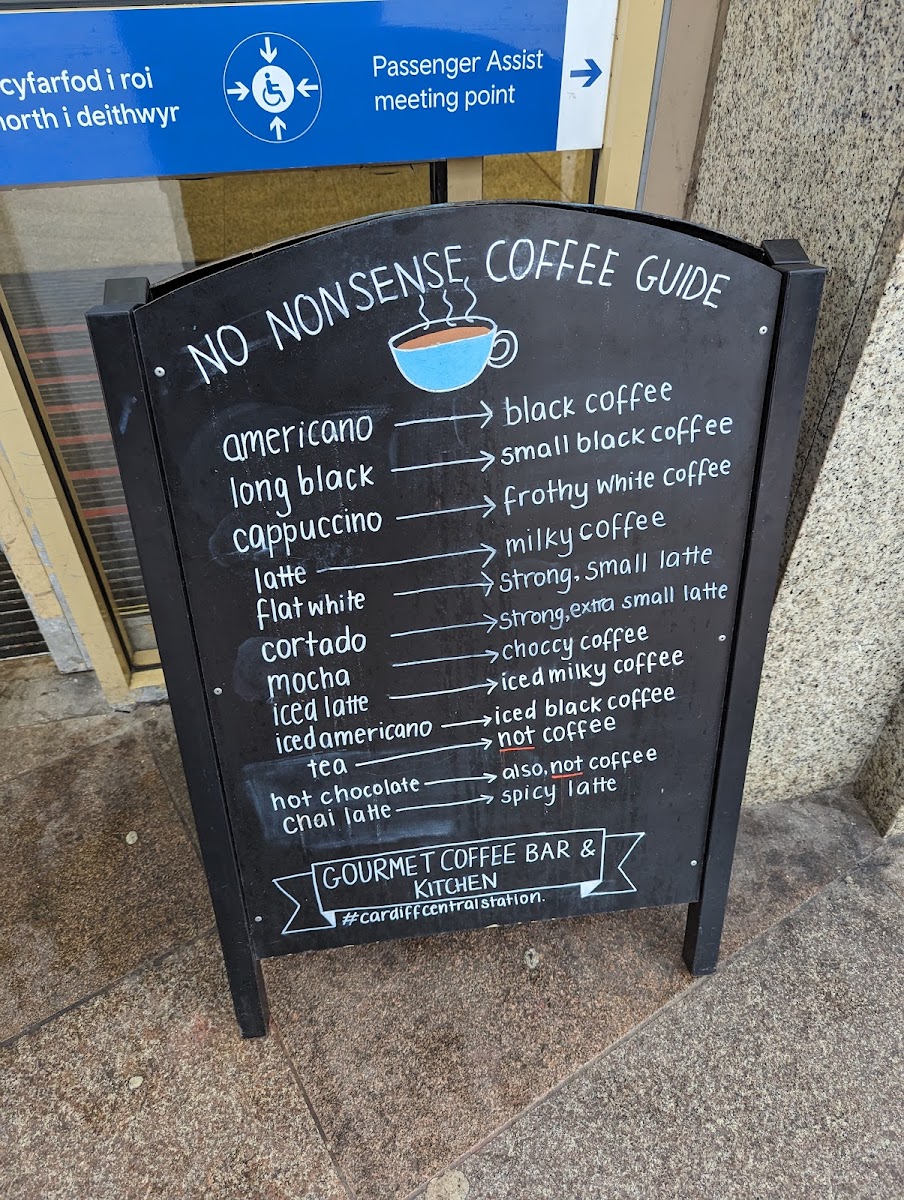 Gourmet Coffee Bar & Kitchen Photo Menu 1