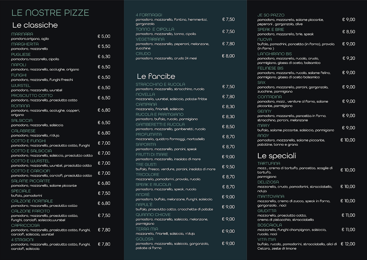 Pizza e Pizza Photo Menu 1