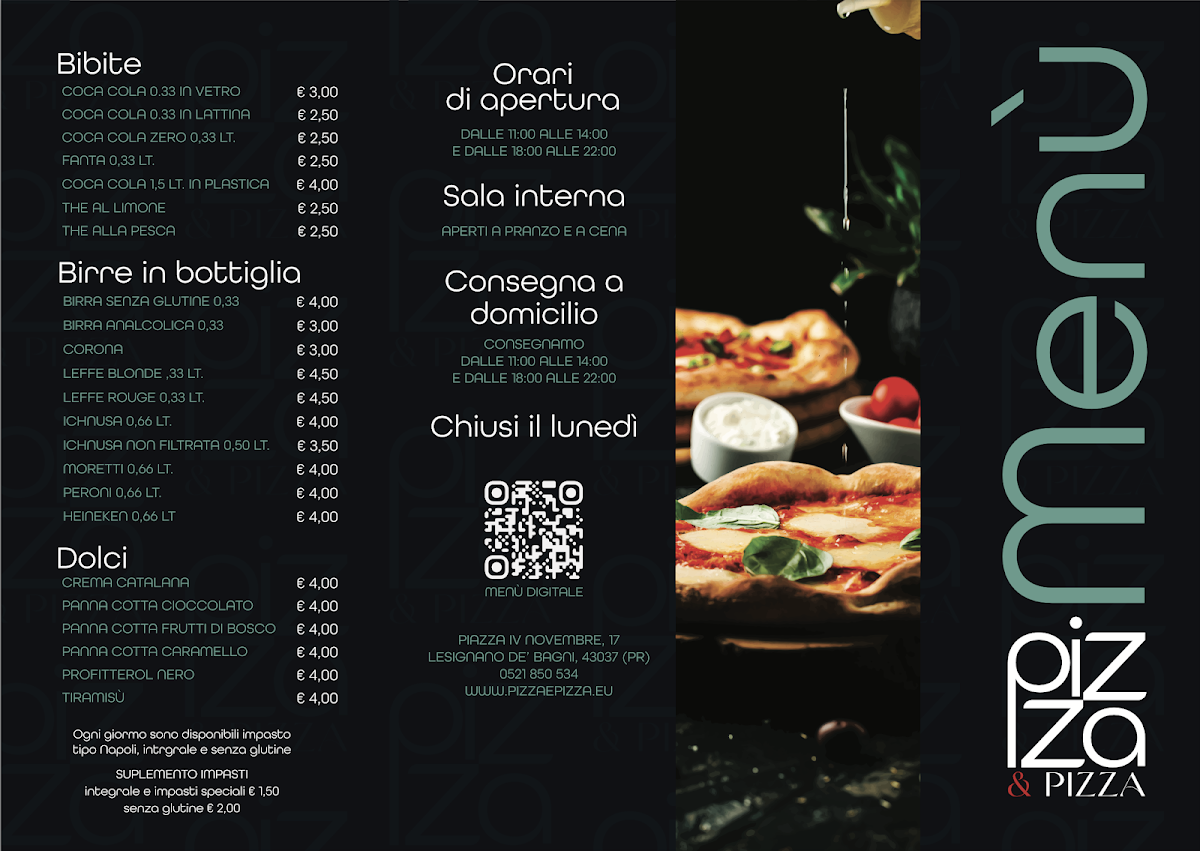 Pizza e Pizza Photo Menu 2