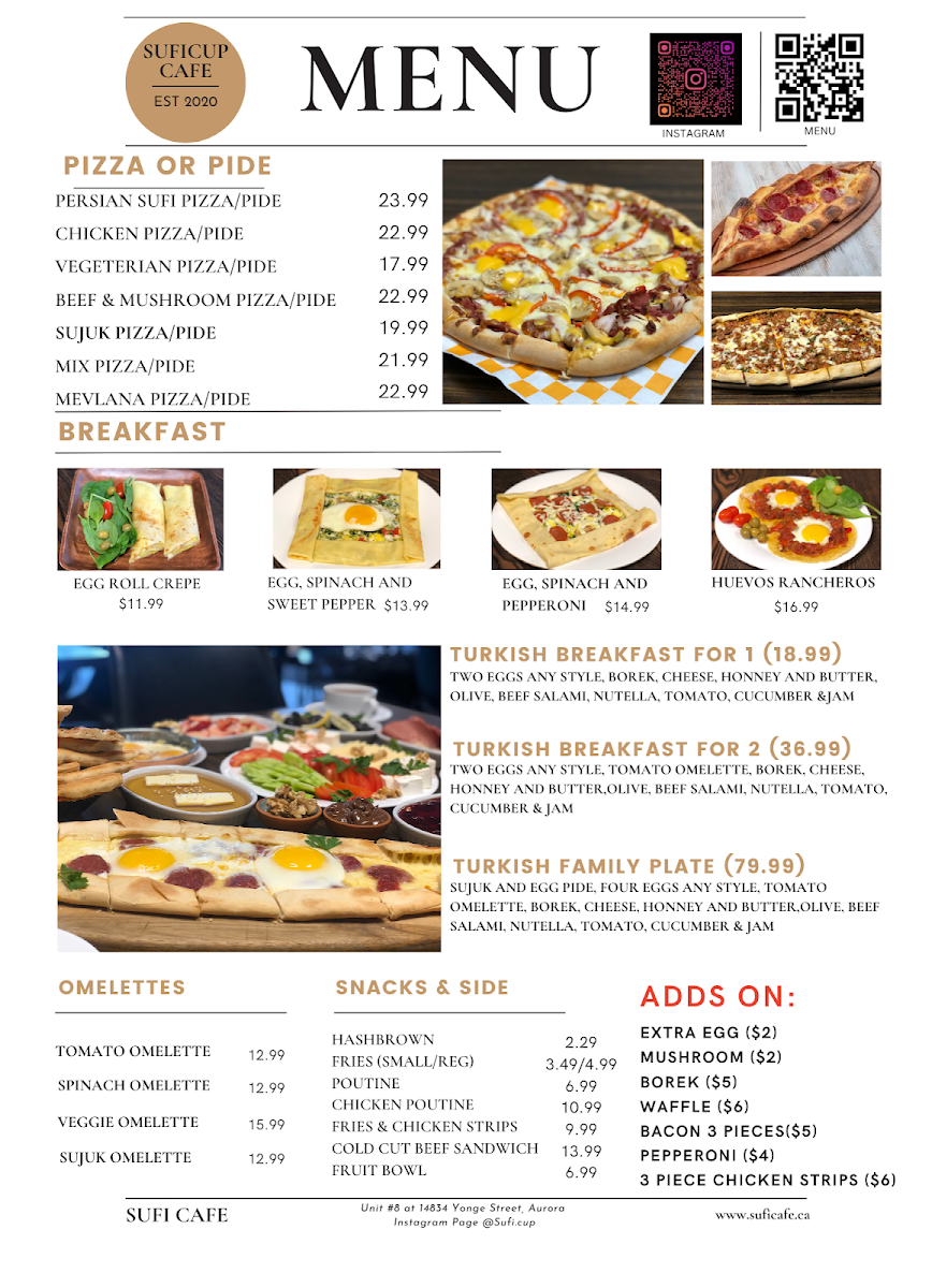 Suficup Turkish Breakfast Photo Menu 1