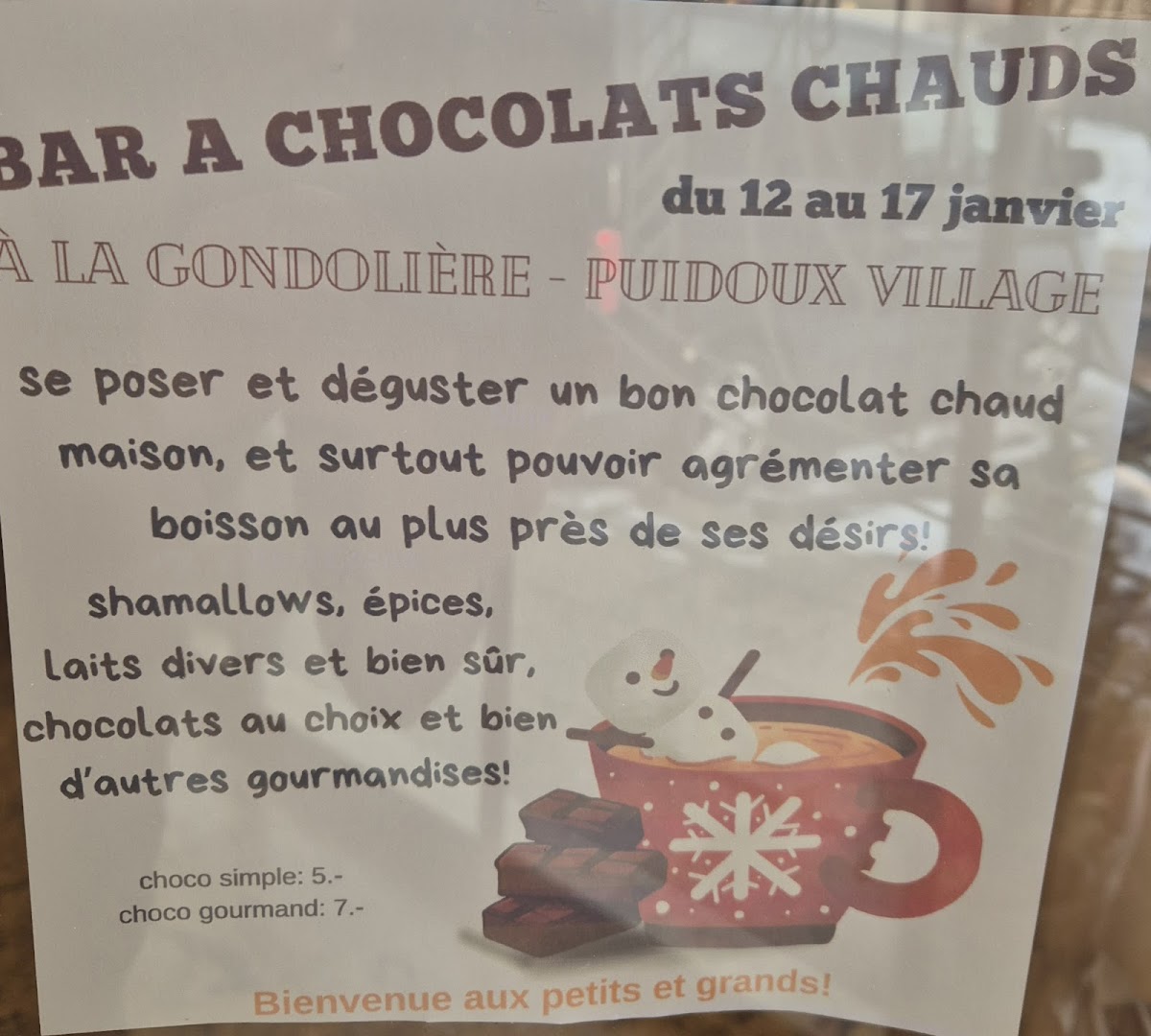 Gondoliere Photo Menu 2