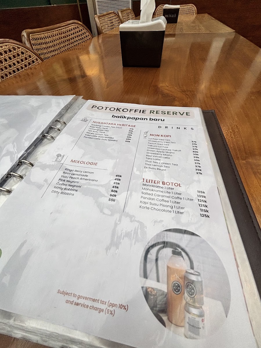 Potokoffie Reserve Photo Menu 7