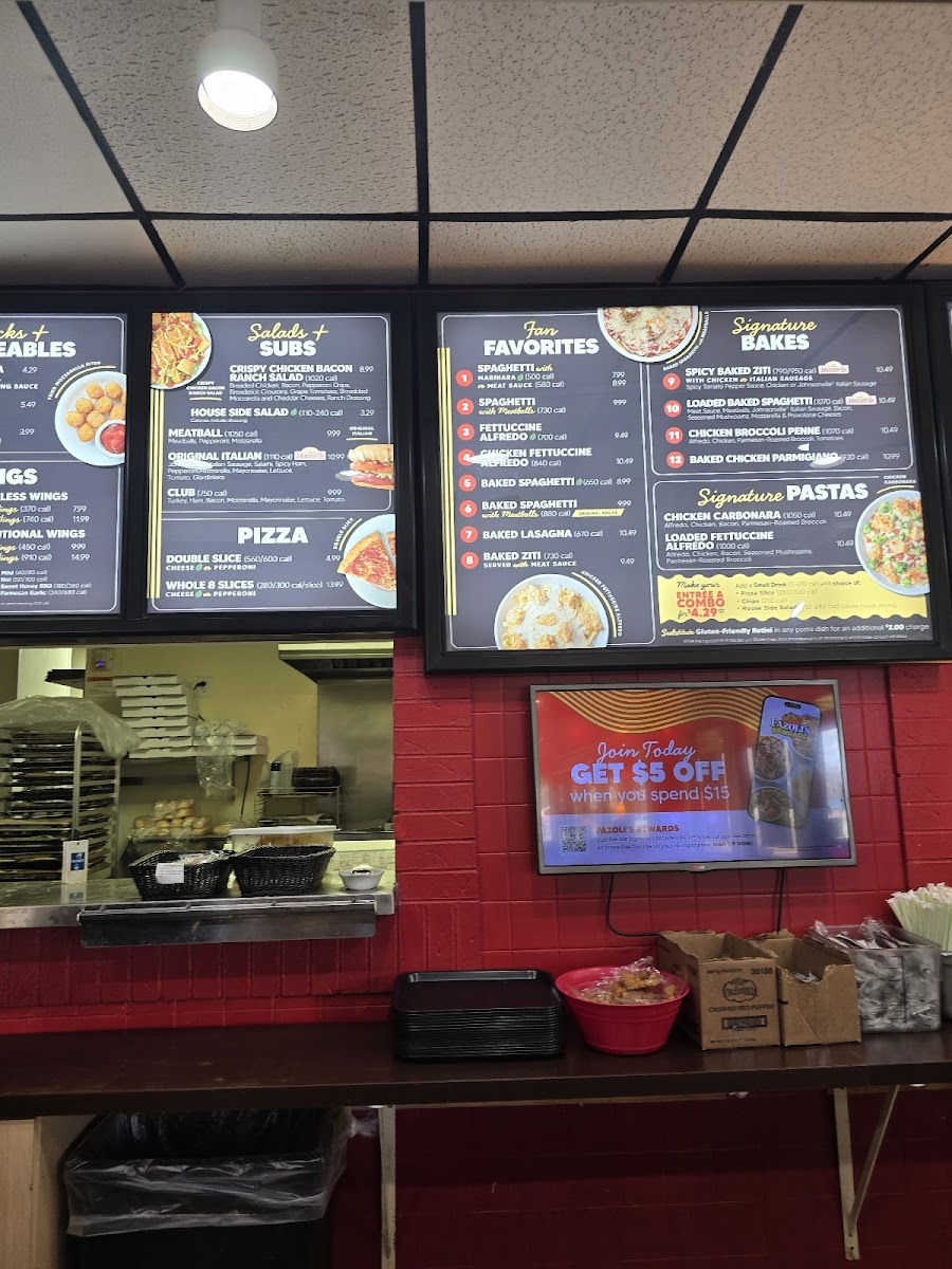Fazoli's Photo Menu 6