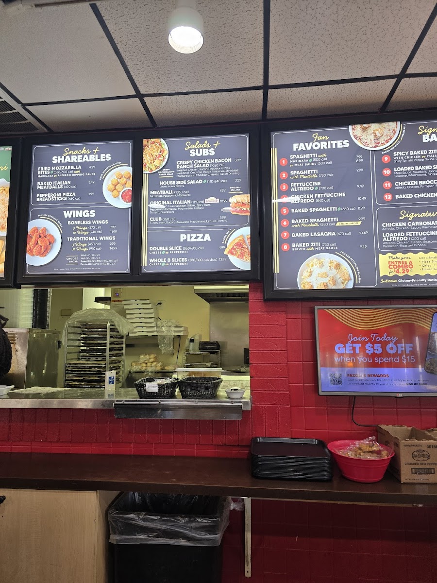 Fazoli's Photo Menu 8