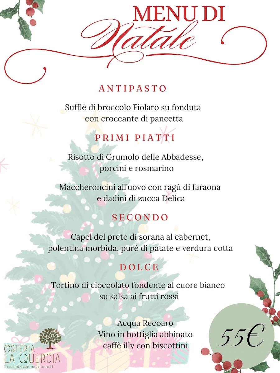Osteria La Quercia Photo Menu 1