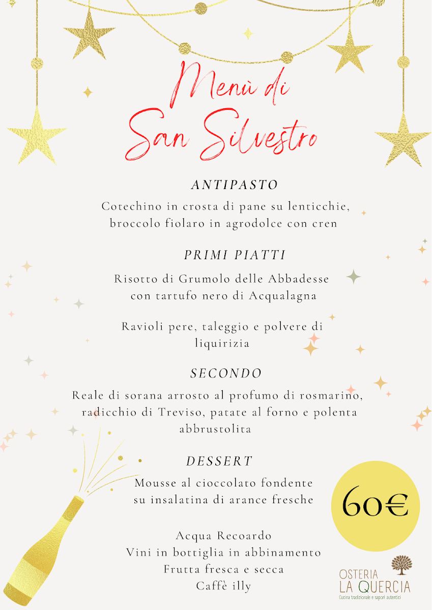 Osteria La Quercia Photo Menu 3