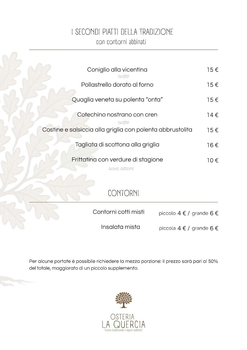 Osteria La Quercia Photo Menu 7