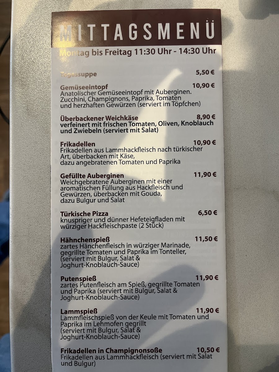 Kamin Restaurant Biblis Photo Menu 2