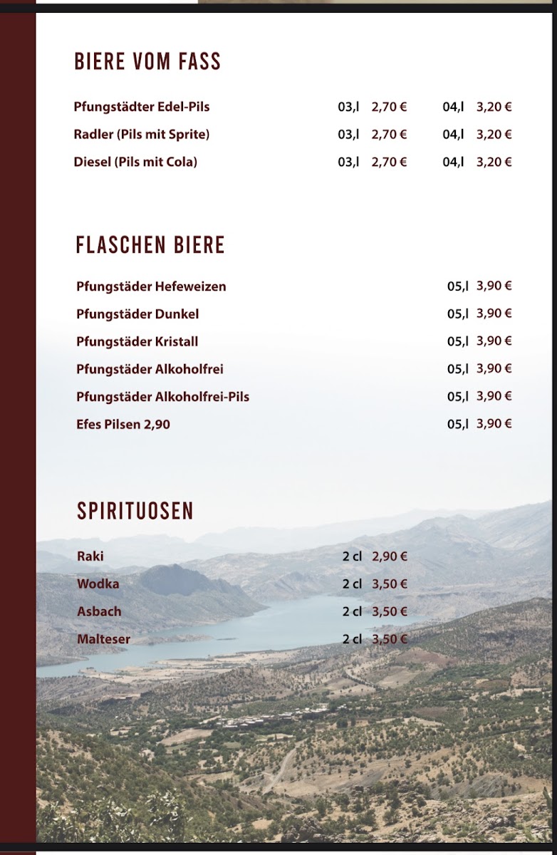Kamin Restaurant Biblis Photo Menu 3