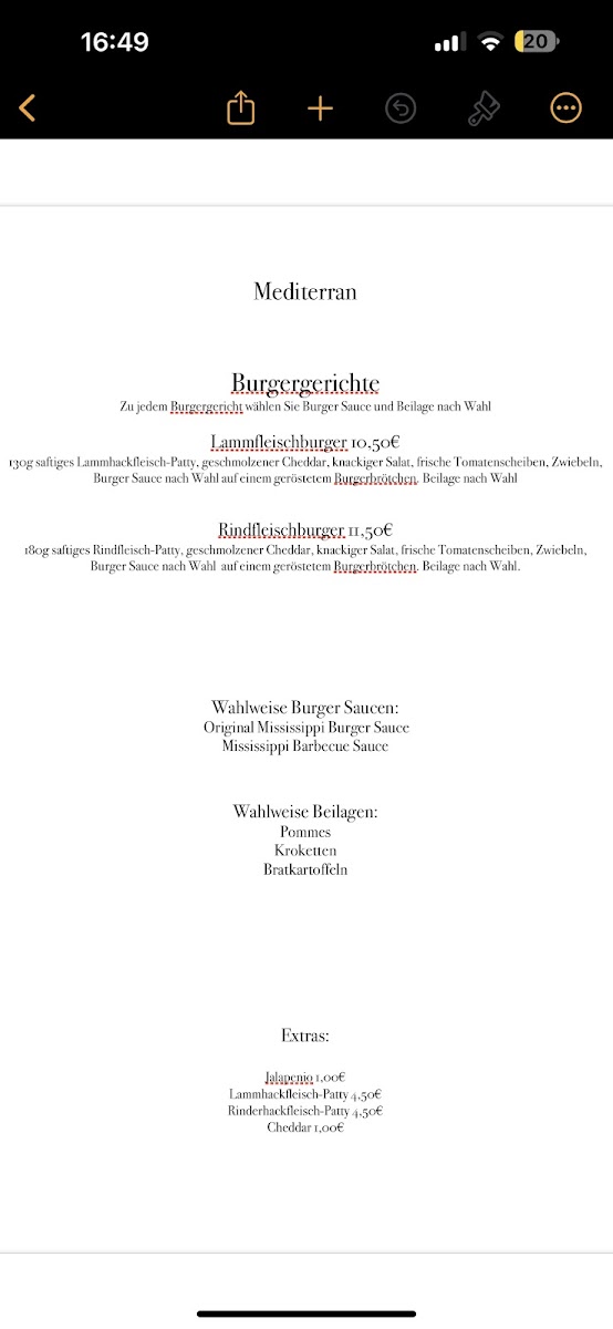Kamin Restaurant Biblis Photo Menu 7