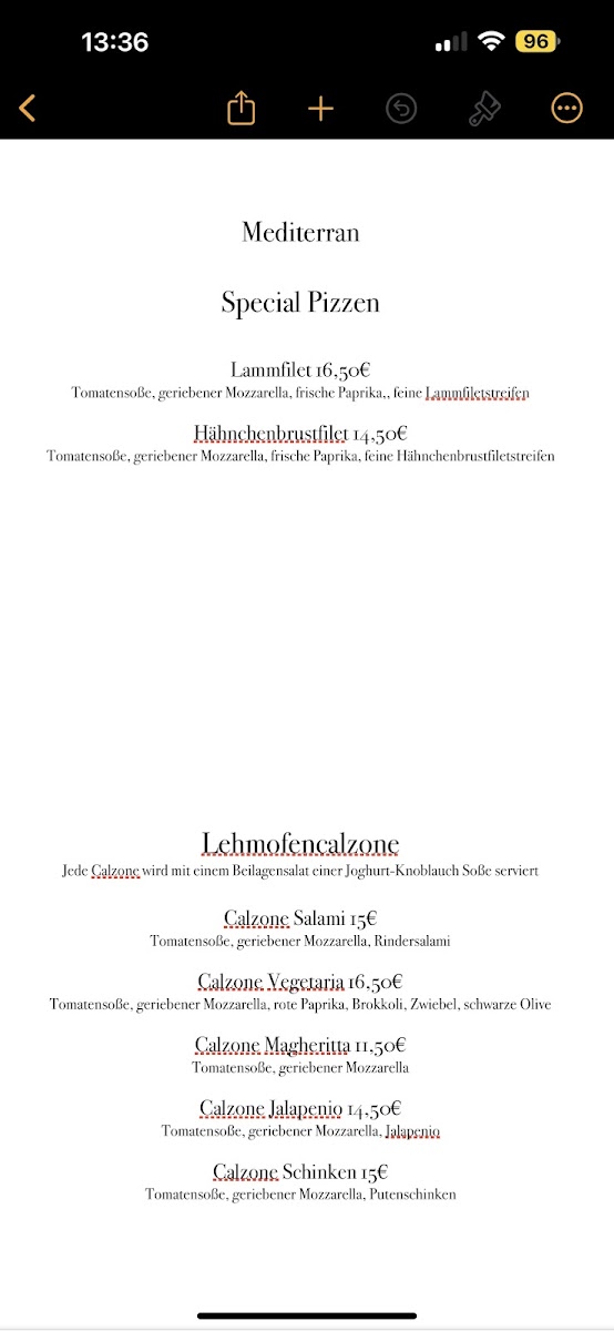 Kamin Restaurant Biblis Photo Menu 8