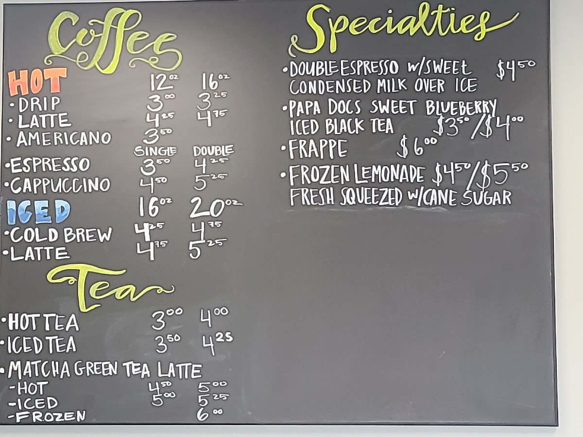 Cafe Hope Coffee Shop and Eatery Photo Menu 4