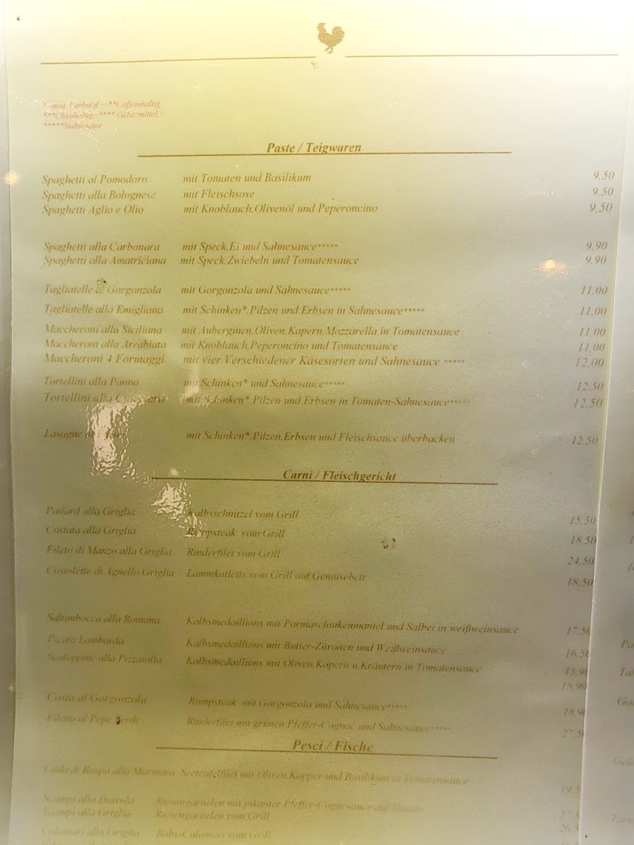 RESTAURANT AL GALLO NERO STARNBERG Photo Menu 10