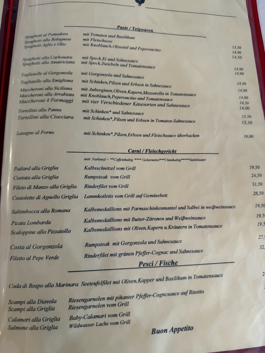 RESTAURANT AL GALLO NERO STARNBERG Photo Menu 5