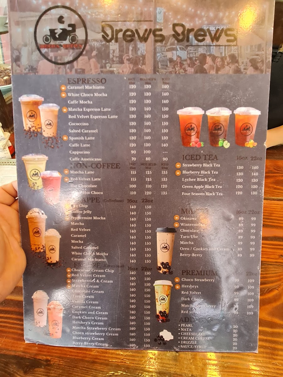 Drews Brews Padre Garcia Branch Photo Menu 5