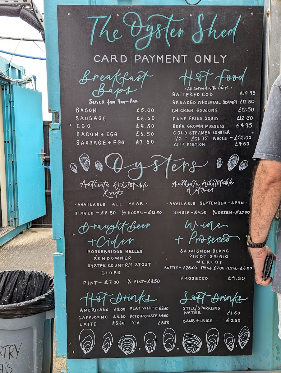 The Oyster shed Photo Menu 4