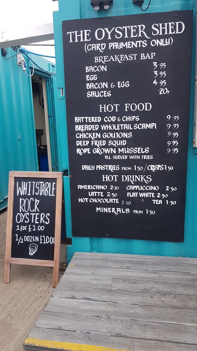 The Oyster shed Photo Menu 5
