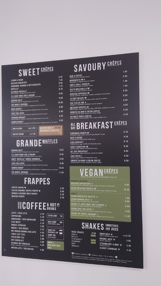 Crêpeaffaire Photo Menu 1