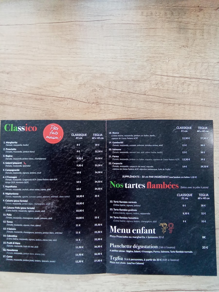 La Vera pizza Photo Menu 2