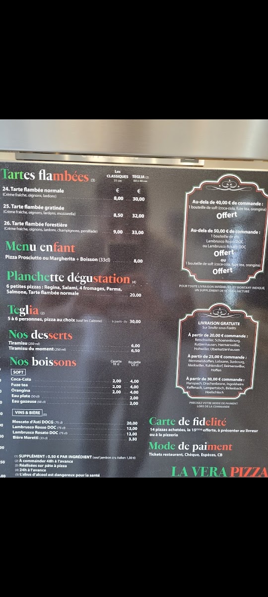 La Vera pizza Photo Menu 5