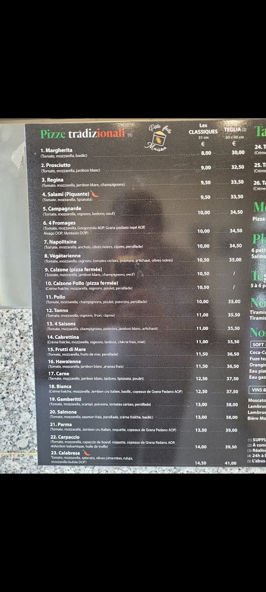 La Vera pizza Photo Menu 6