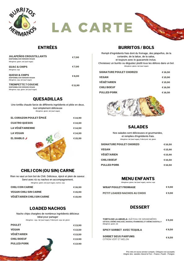 Burritos Hermanos Photo Menu 2