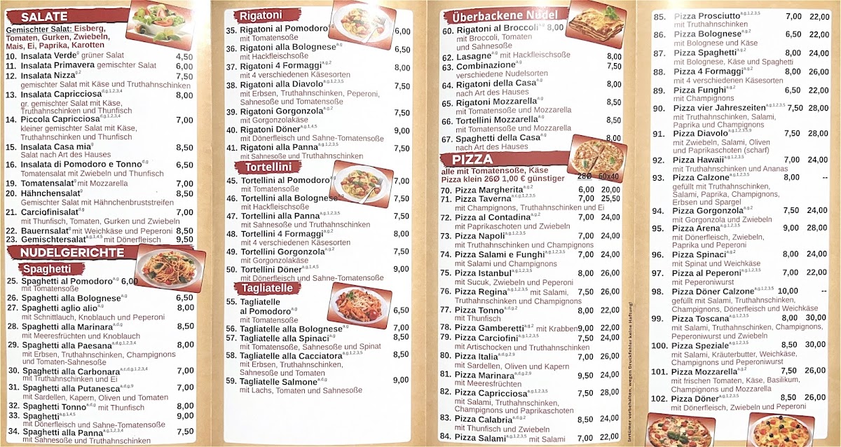 Kebaphaus und Pizzeria Arena Katzenelnbogen Photo Menu 1