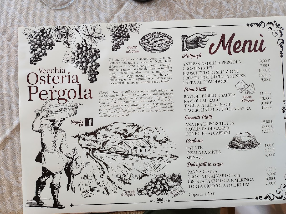 Vecchia Osteria la Pergola Photo Menu 1