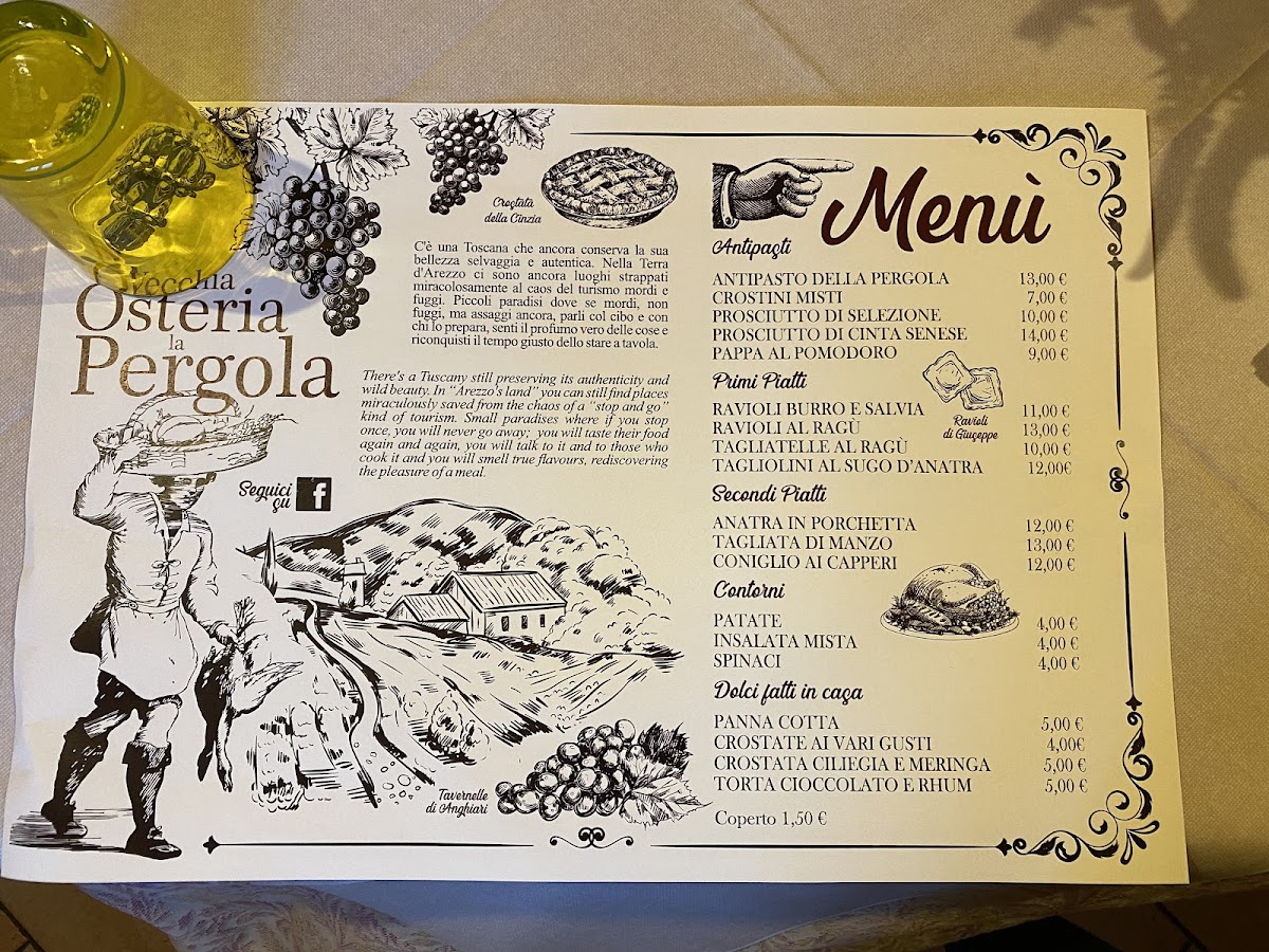 Vecchia Osteria la Pergola Photo Menu 2